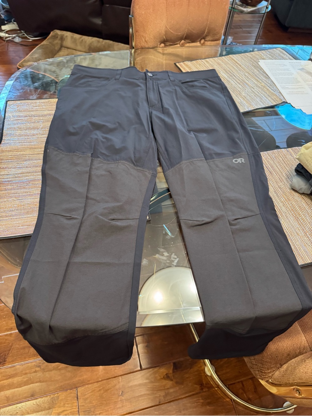 Outdoor Research Black Men's Technical Jogger Pants with Reinforced Knees